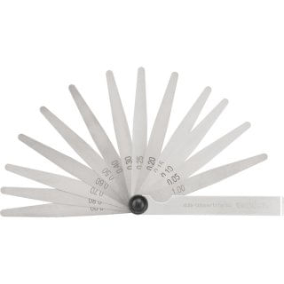Cálibre Vonder  De Folga 0,05mm a 1,00mm 13 Lâminas CF 013