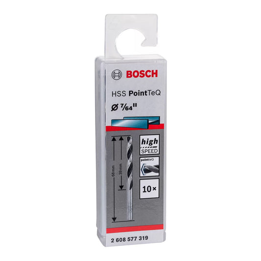 Broca Aço Rápido P 007 7/64" Pointteq 2608577319 BOSCH