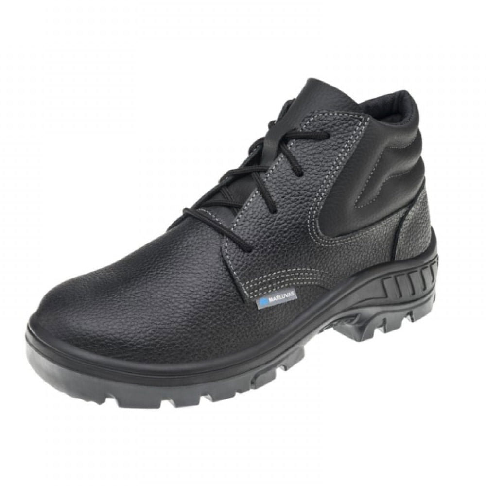 Bota Vaqueta Bico Plástico com Cadarço PU N40 ca41423 MARLUVAS
