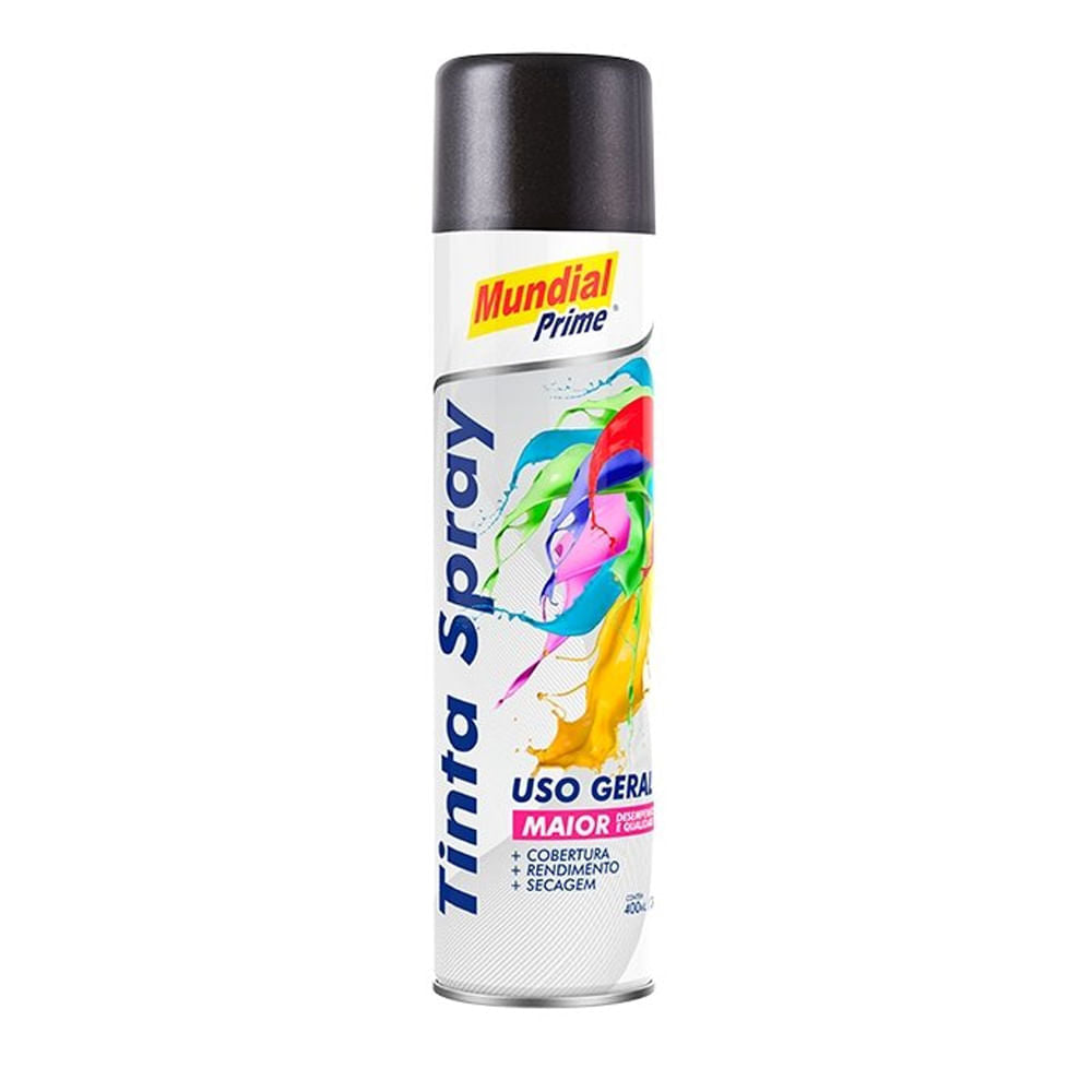 Tinta Spray 400ml Grafite Metálico Prime