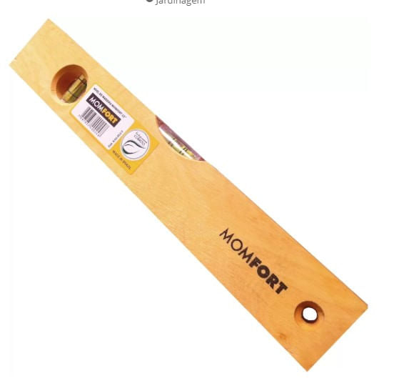 Nivel Madeira 14" 350mm Prata Momfort