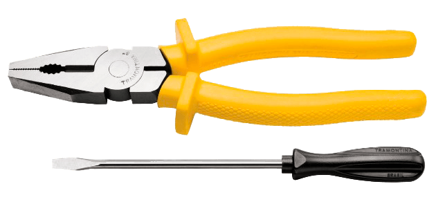 Alicate Universal 8"" 1000v + Chave de Fenda Tramontina
