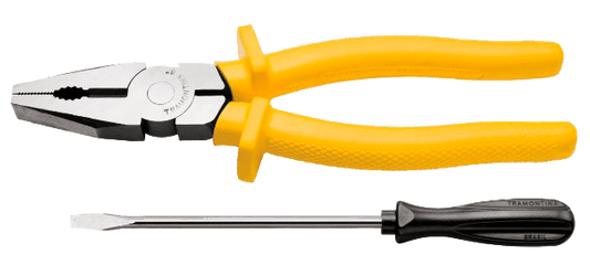 Alicate Universal 8"" 1000v + Chave de Fenda Tramontina