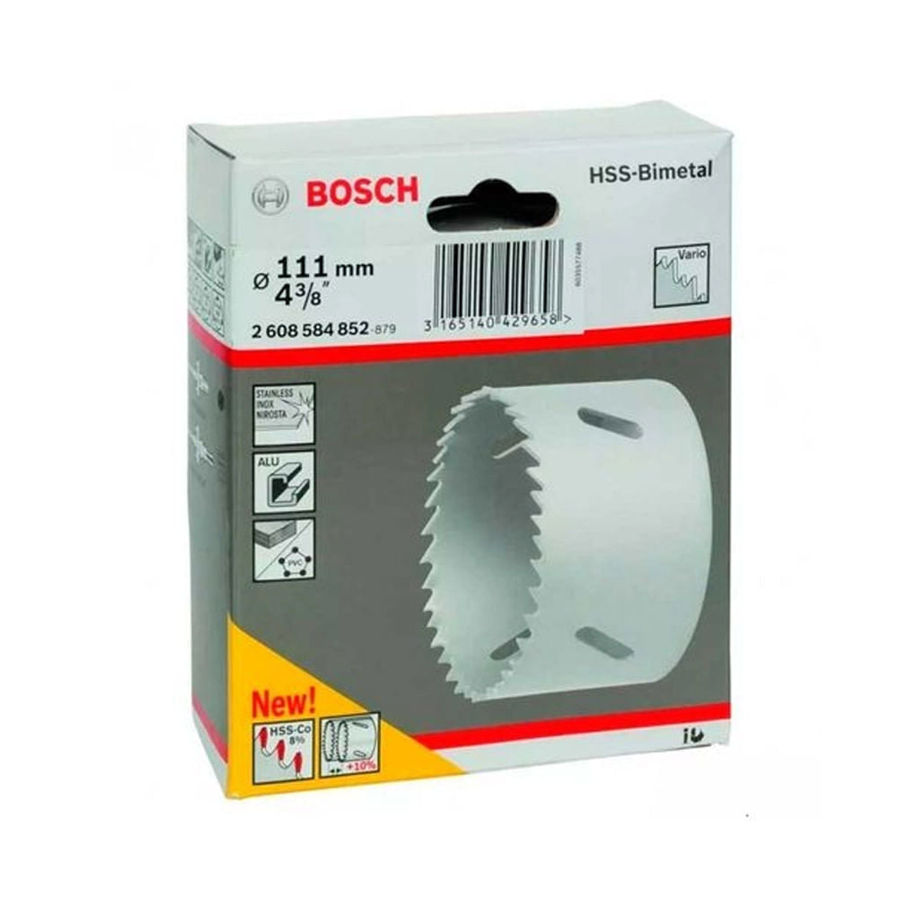 Serra Copo Bimetal 111,0Mm-4.3/8' Polegadas Bosch