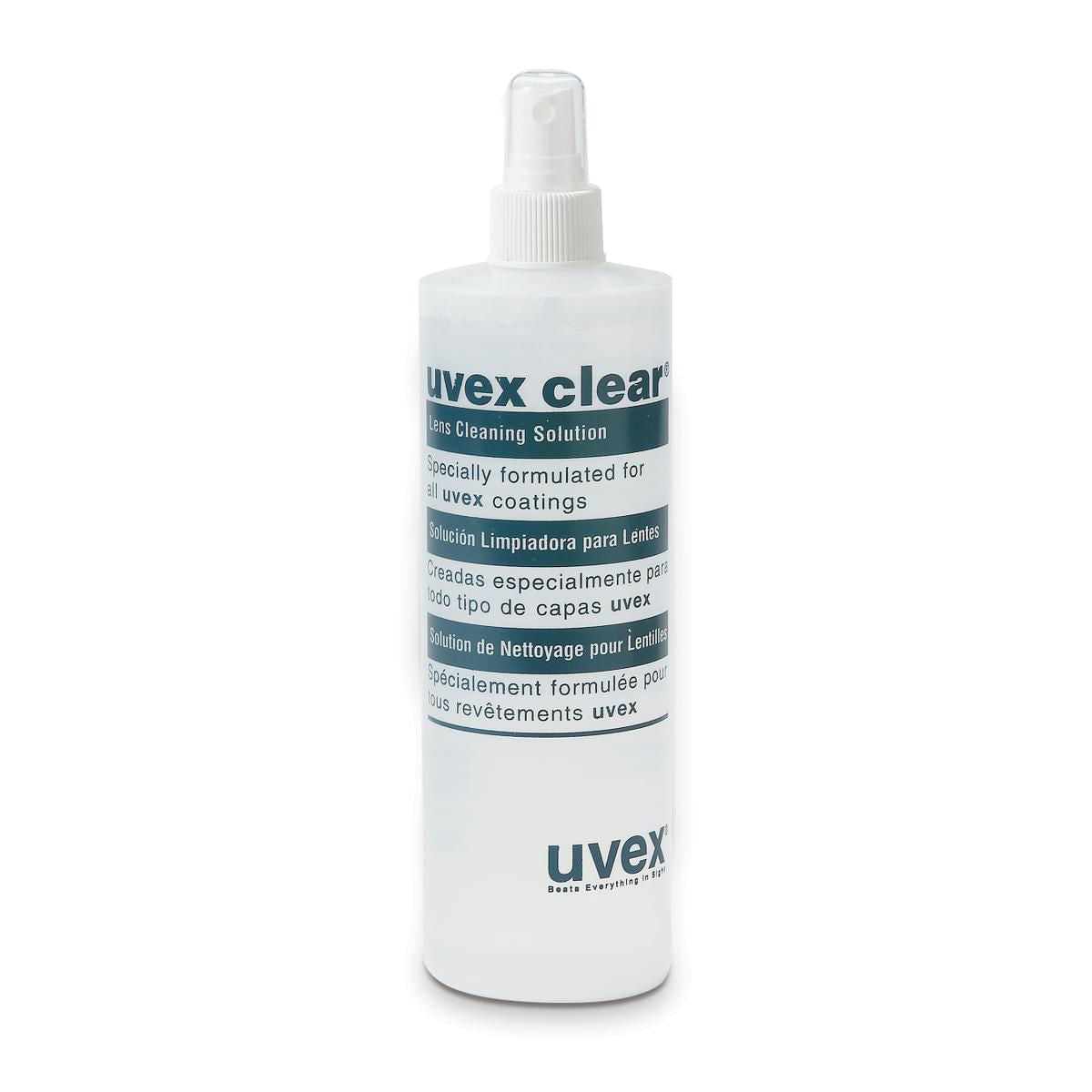 Solução de Limpeza Para Lentes sem Álcool  Clear 470ml Uvex