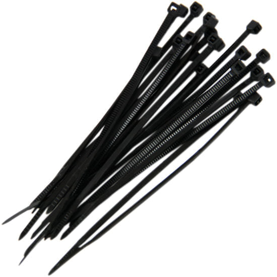 Abraçadeira De Nylon Preta 100mm x 2,5mm Vonder