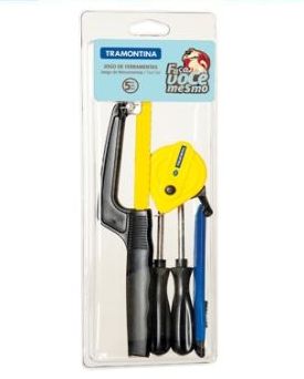 Kit Ferramentas Multiuso 5 Peças Tramontina
