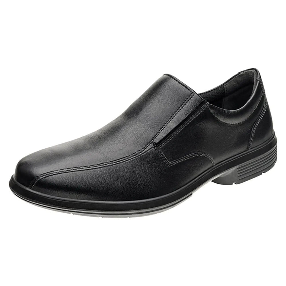 Sapato Social em Elástico PU N42 Preto ca41864 MARLUVAS