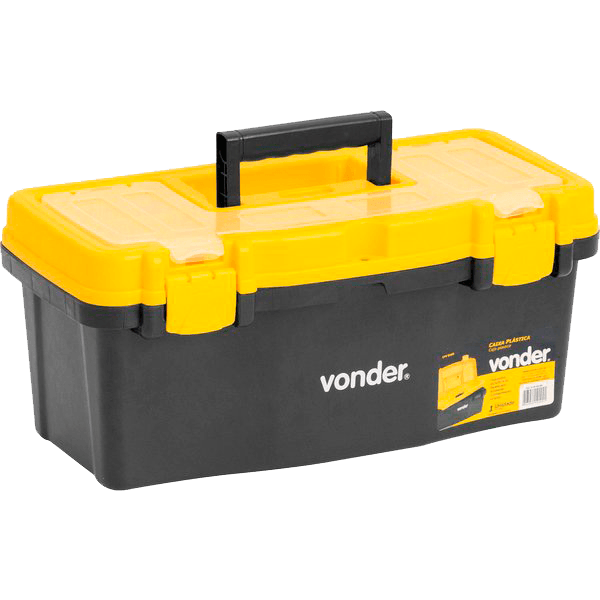 Caixa para Ferramentas Plastico 1 Bandeja Cpv0405 Vonder