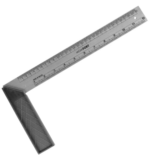 Esquadro 12" 30cm Cabo de Pvc Momfort