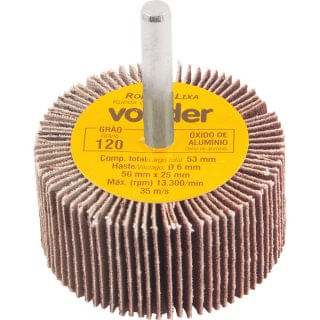 Roda De Lixa 50mm x 25mm Com Haste G-120 Vonder