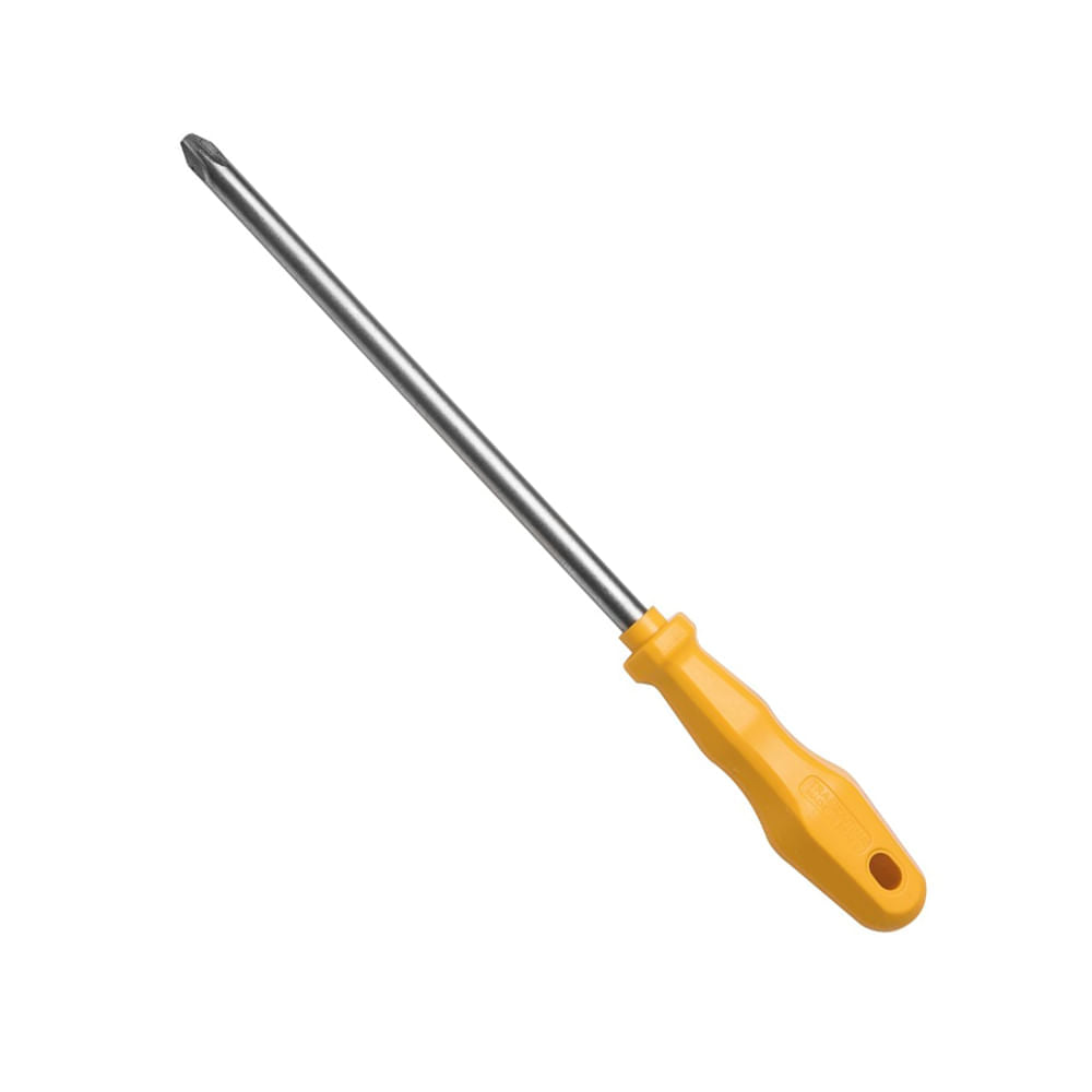 Chave de Fenda Amarela com Ponta Cruzada 3/8x8"" Tramontina