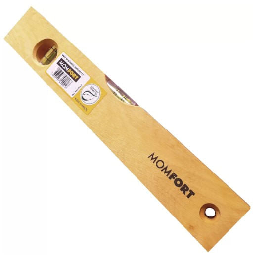 Nivel Madeira 16" 400mm Prata Momfort