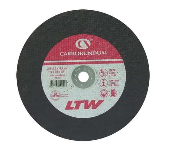 Disco Corte 07"X1/8" Para Metais Carboforc Carborundum
