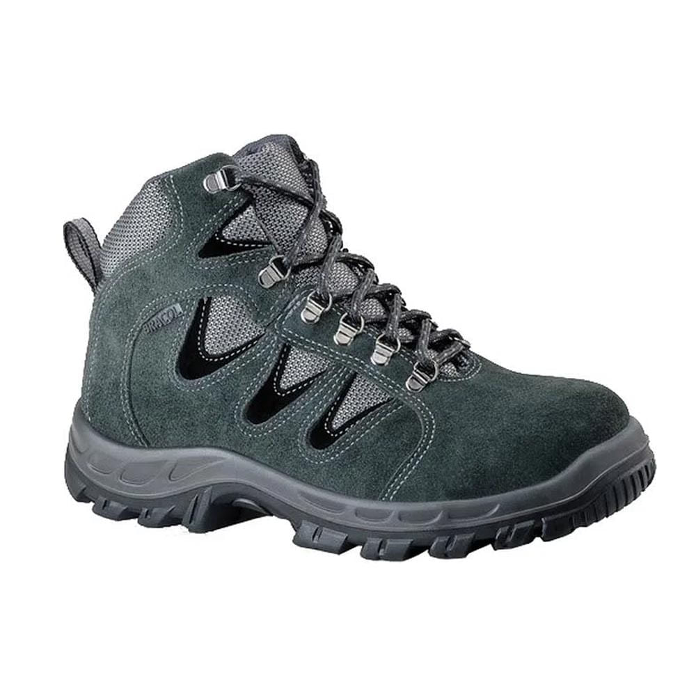 Bota Camurça com Cadarço N38 Xploro Cinza CA40872 Bracol