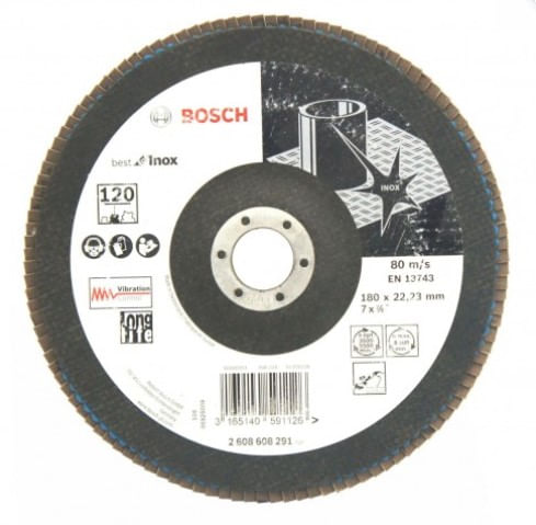 Disco Flap 180mm G-120 Reto Inox Bosch