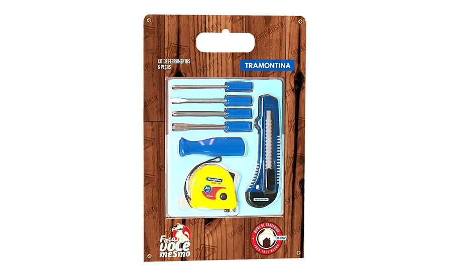 Kit de Ferramentas Tramontina Compacto 6 Peças