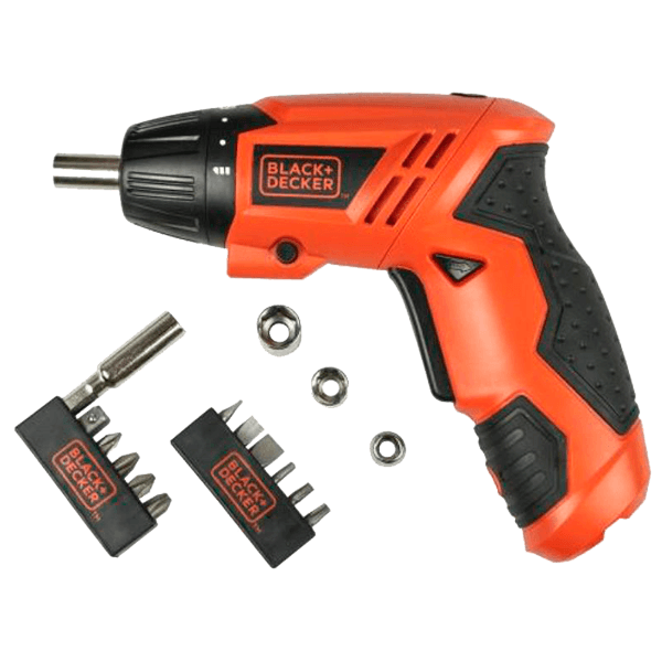 Parafusadeira à Bateria Black Decker 1/4" 4,8v Kit 16 Peças + Maleta