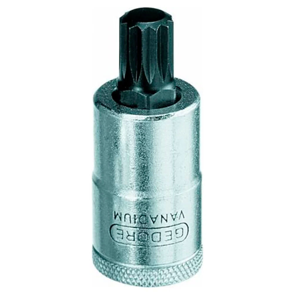 Soquete Multidentada 10mm Inx19 Encaixe 1/2" Gedore