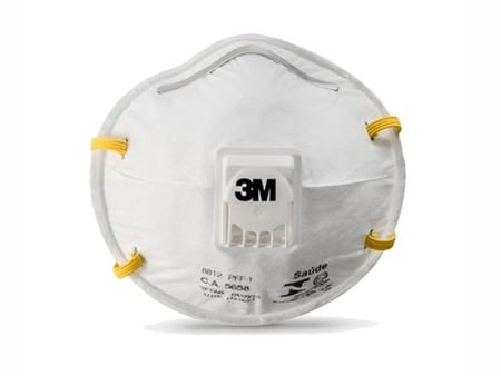 Máscara Descartável Concha PFF-1 com Válvula 3M