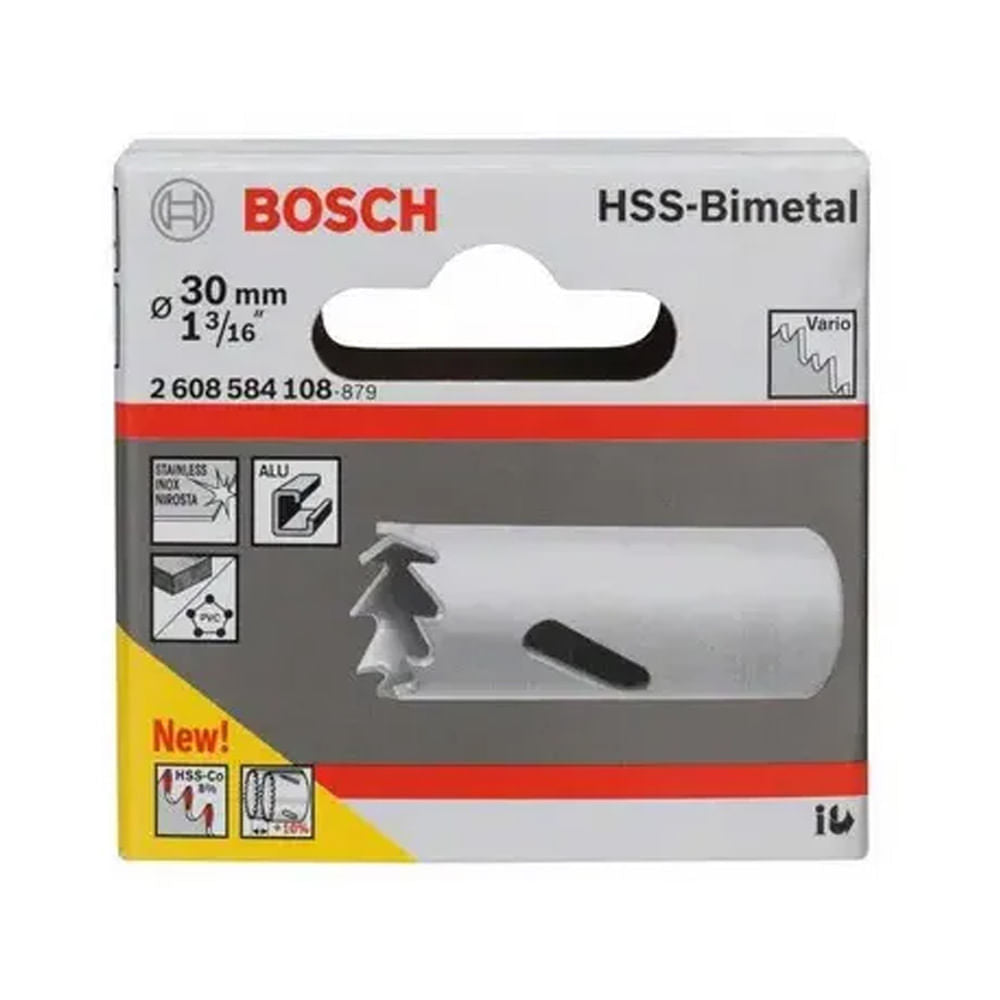 Serra Copo C| Cobalto 030,0mm-1.3/16' Polegadas  Bosch