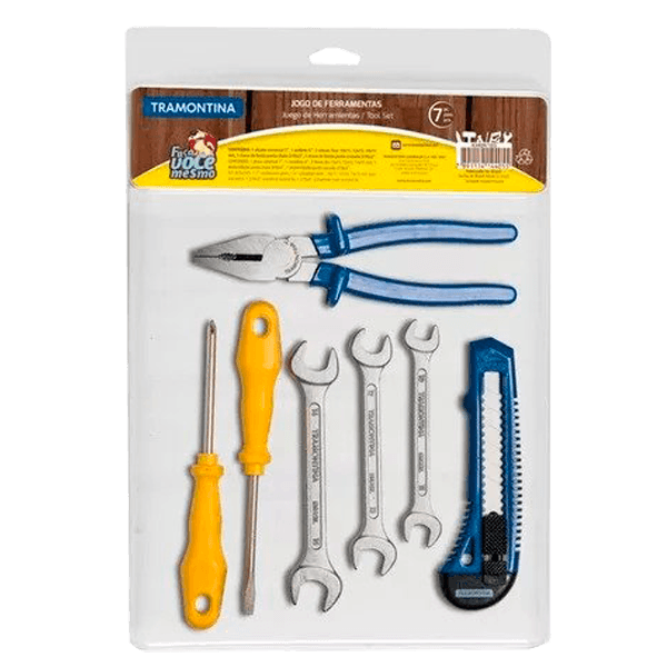 Conjunto de Ferramentas 07 Pecas Tramontina