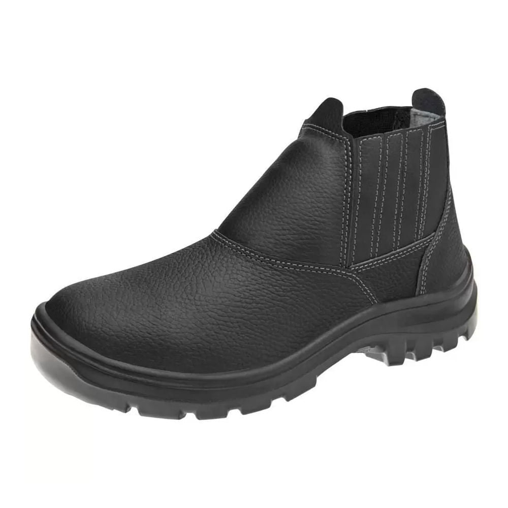 Bota Vaqueta Bico de Aço sem Cadarço PU N41 ca41429 MARLUVAS