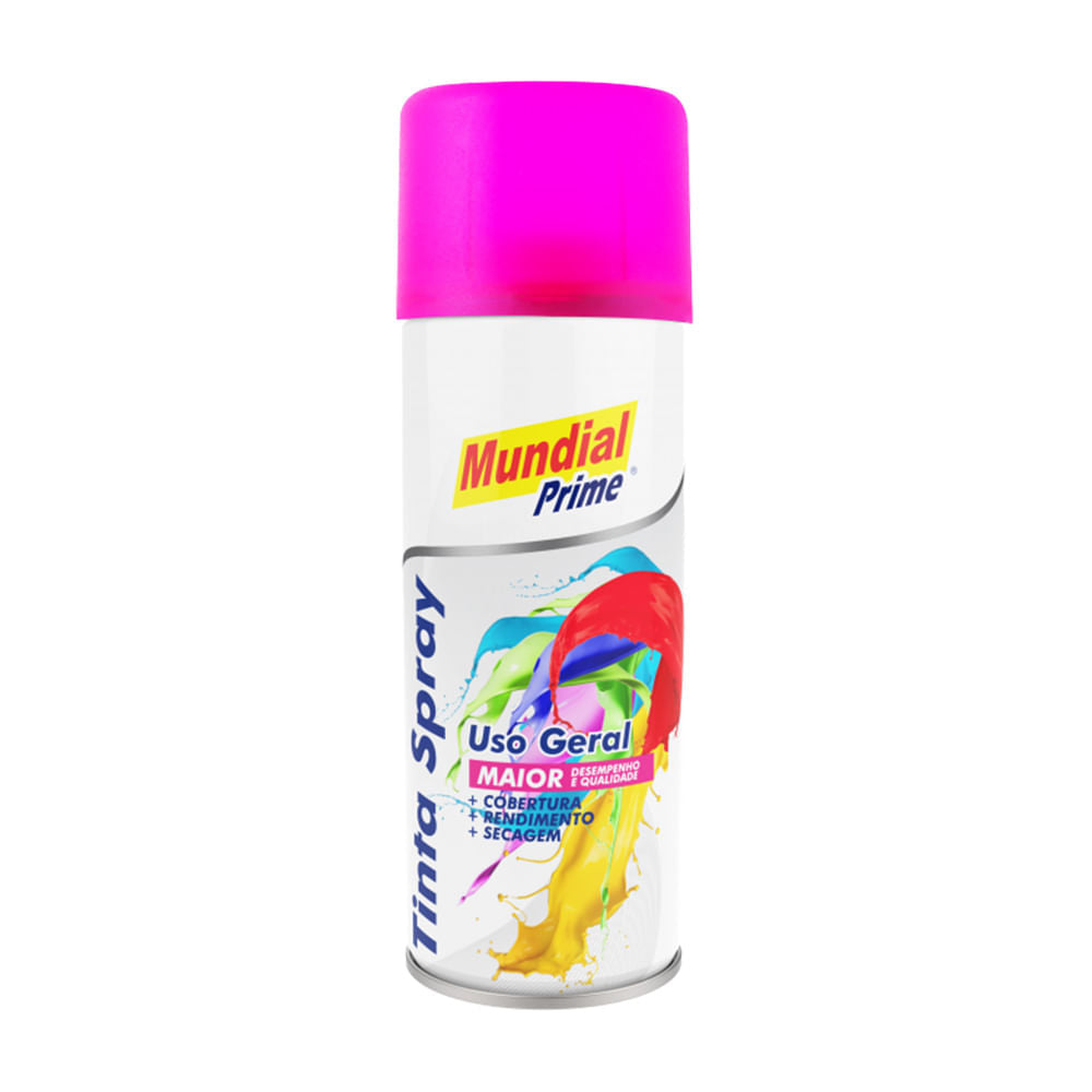 Tinta Spray 200ml Pink Luminosa Mund Prime