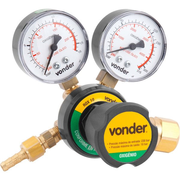 Regulador Pressao Oxigenio Rox 10 Vonder