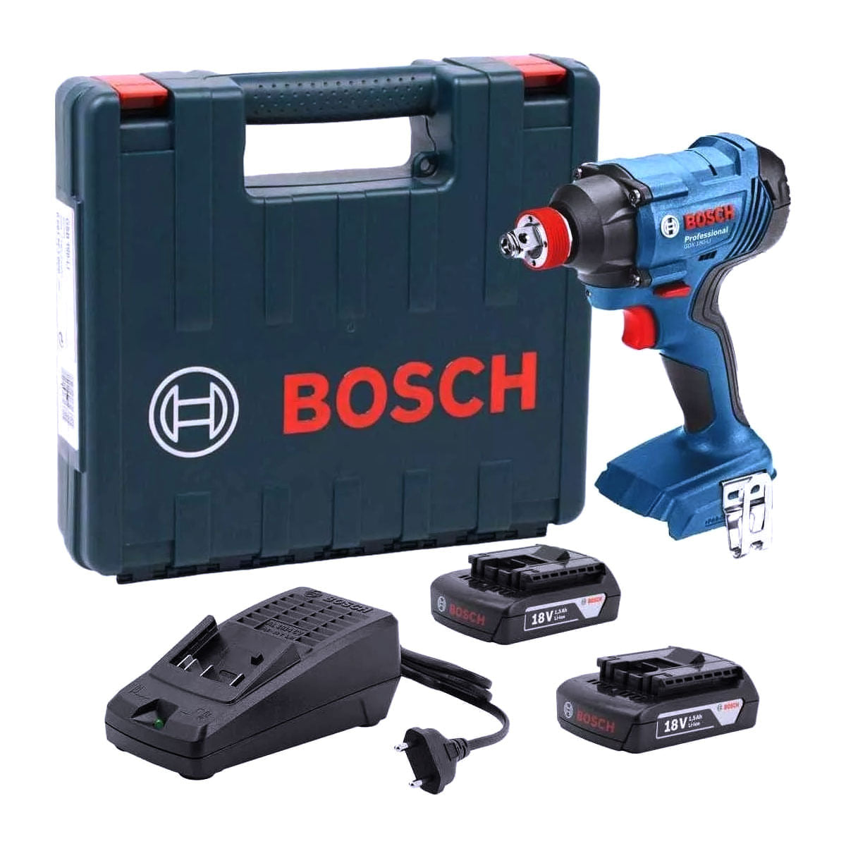 Chave de Impacto GDX 2 Baterias Lithium 1,5Amp 18Volts Bosch