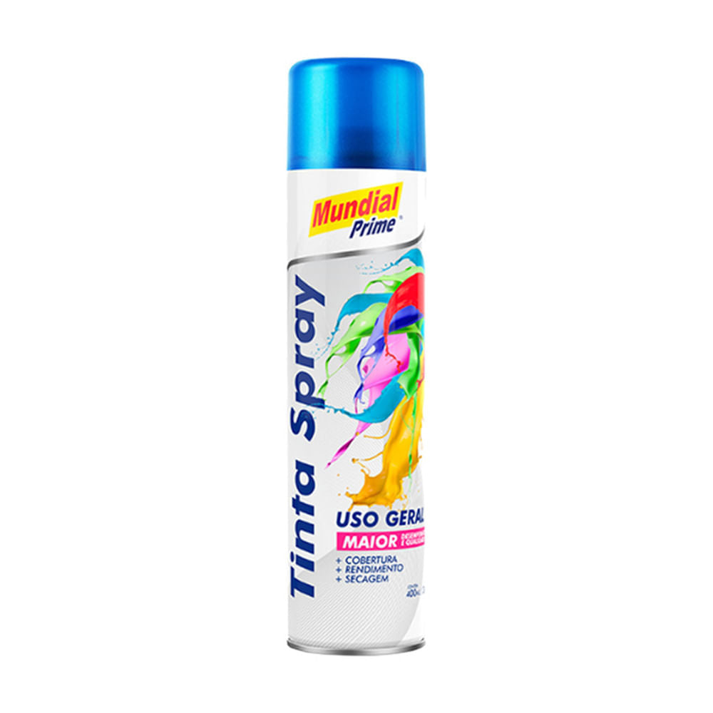 Tinta Spray 400ml Azul Metálico Mund Prime