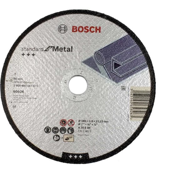 Disco Corte 07"X1/8 Std Metais  Bosch