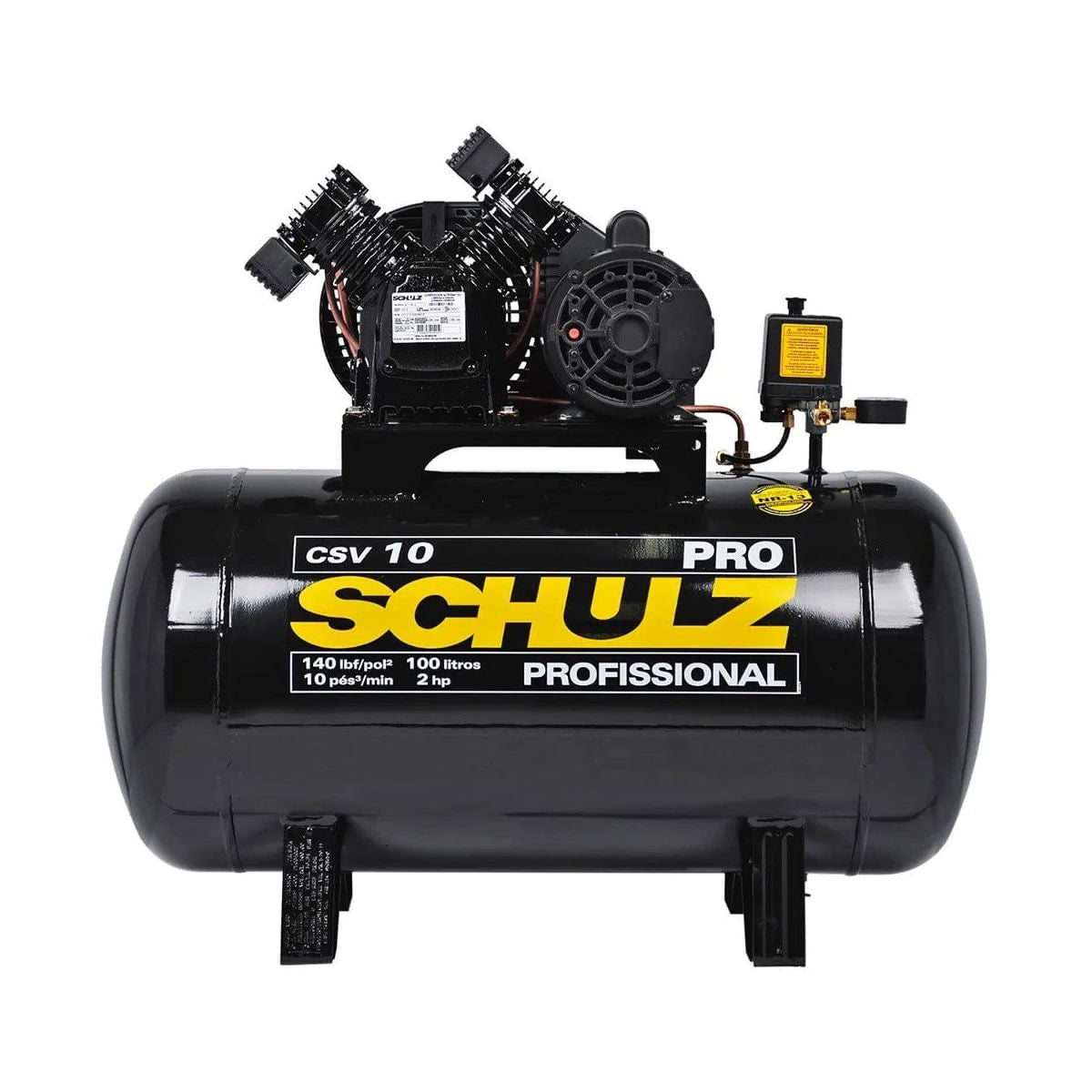 Compressor de Pistão CSV-10/100 140lbs  Schulz