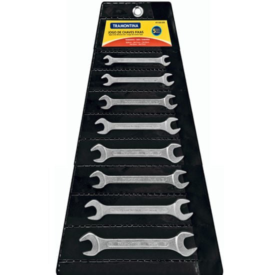 Jogo de Chaves Fixas com 08 Pecas 06-22mm Tramontina