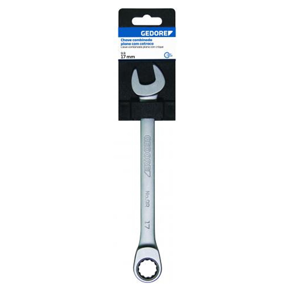 Chave Combinada Gedore15mm 9R Plana com Catraca