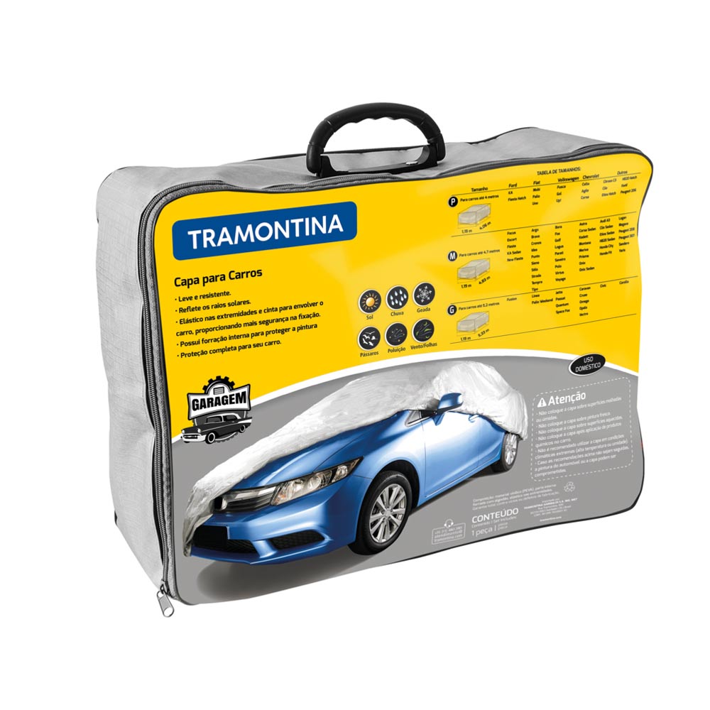 Capa Impermeável Tramontina Poliester Para Carro M
