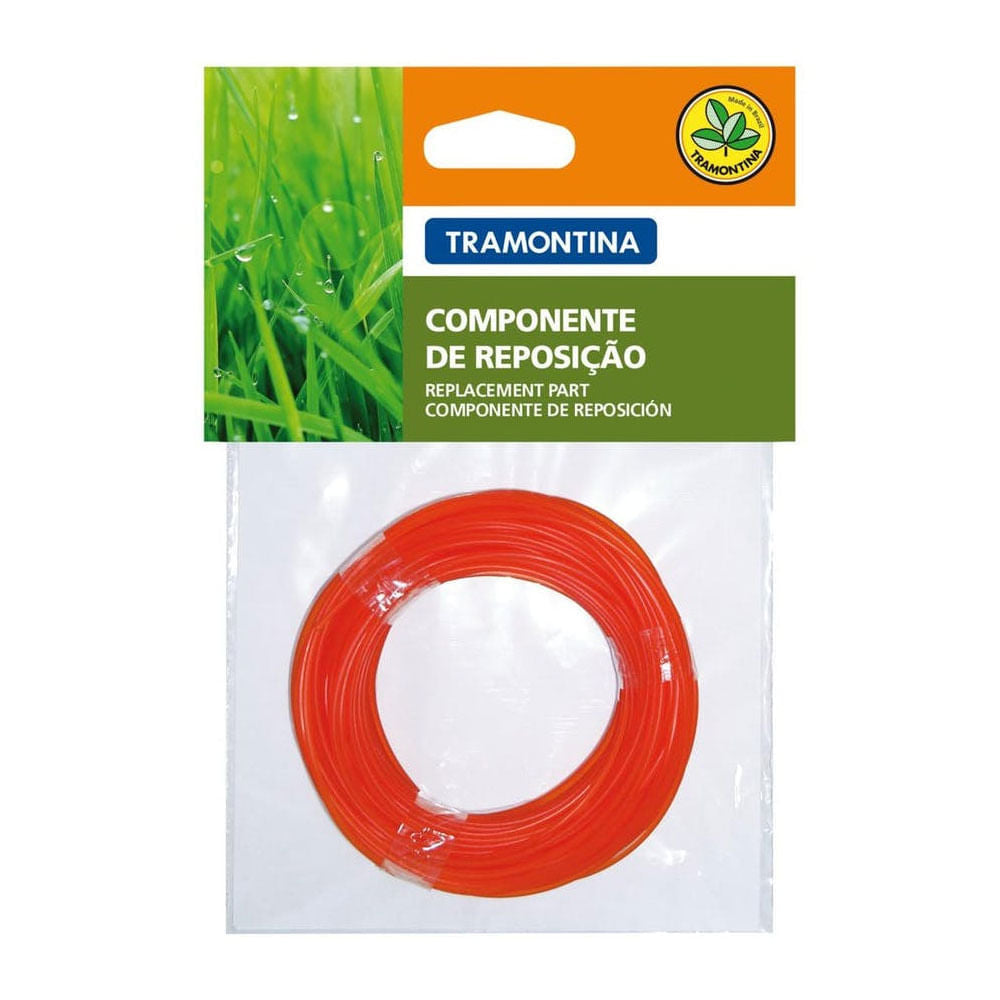 Fio de Nylon 2,4mm para Roçadeira com 12m de Comprimento Tramontina