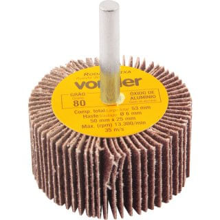 Roda Lamelar 050X25"" G-80 Com Haste Vonder
