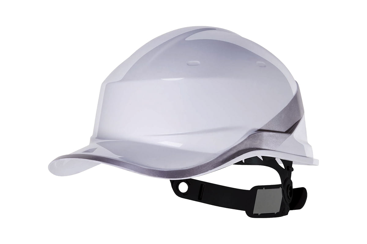 Capacete Aba Frontal Branco Com Carneira Diamond Deltaplus