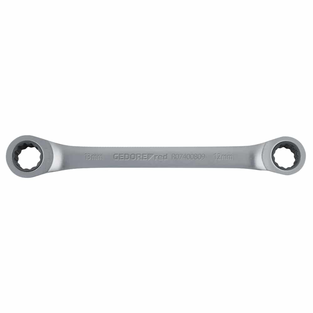 Chave Estrela Plana Com Catraca 17x19mm Gedore RED