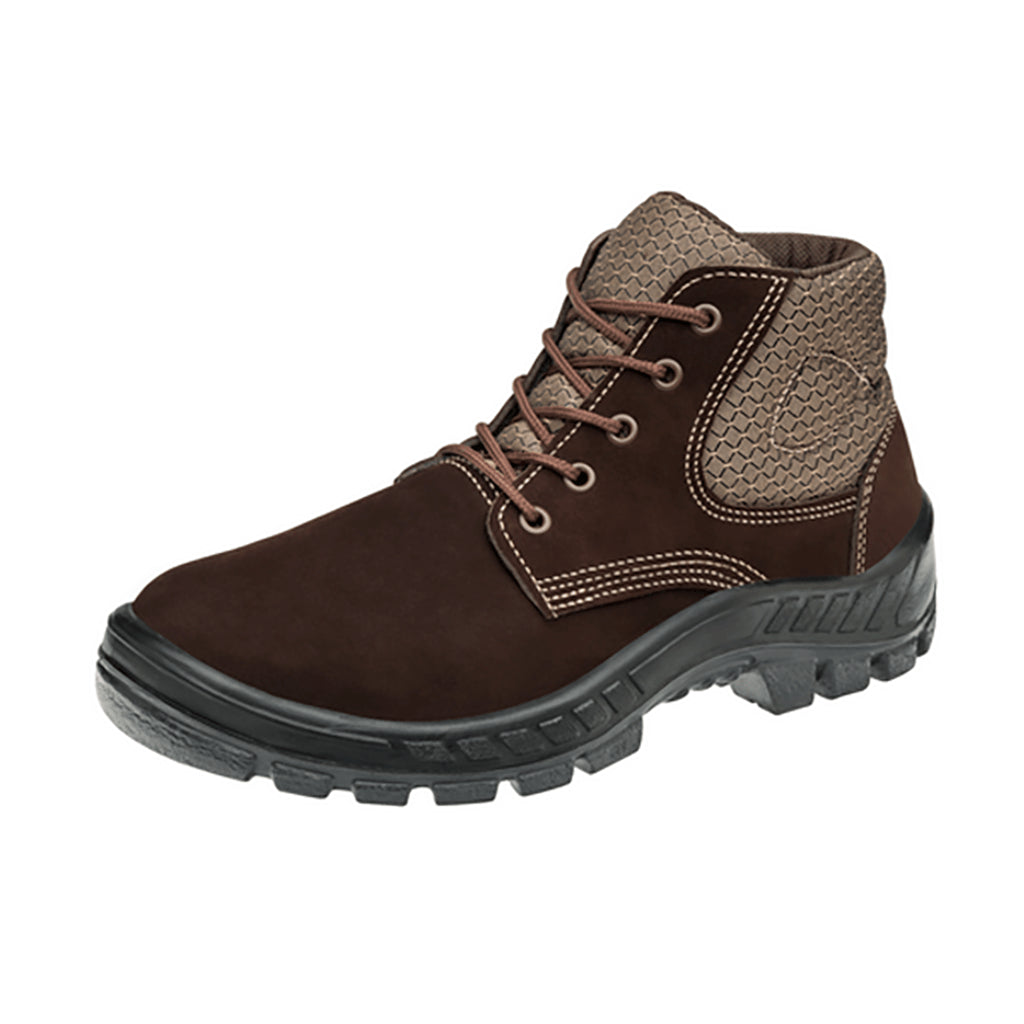 Bota Camurça Bico Plastico Café Ca45611 Nº41 MARLUVAS