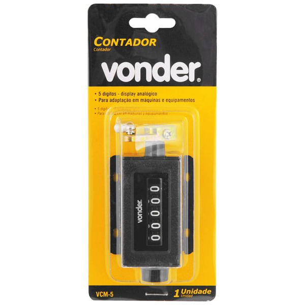 Contador 5 Digitos Vcm-5 Vonder