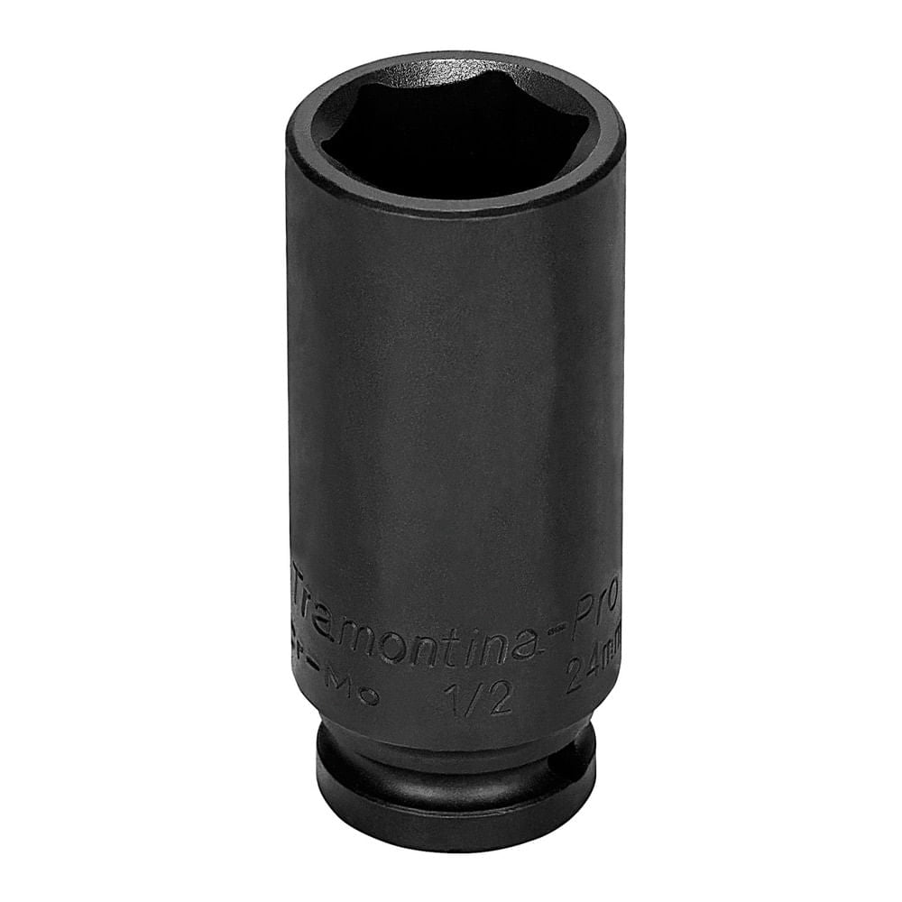 Soquete de Impacto Sextavado Longo 8mm Encaixe 1/2"" Pro Tramontina