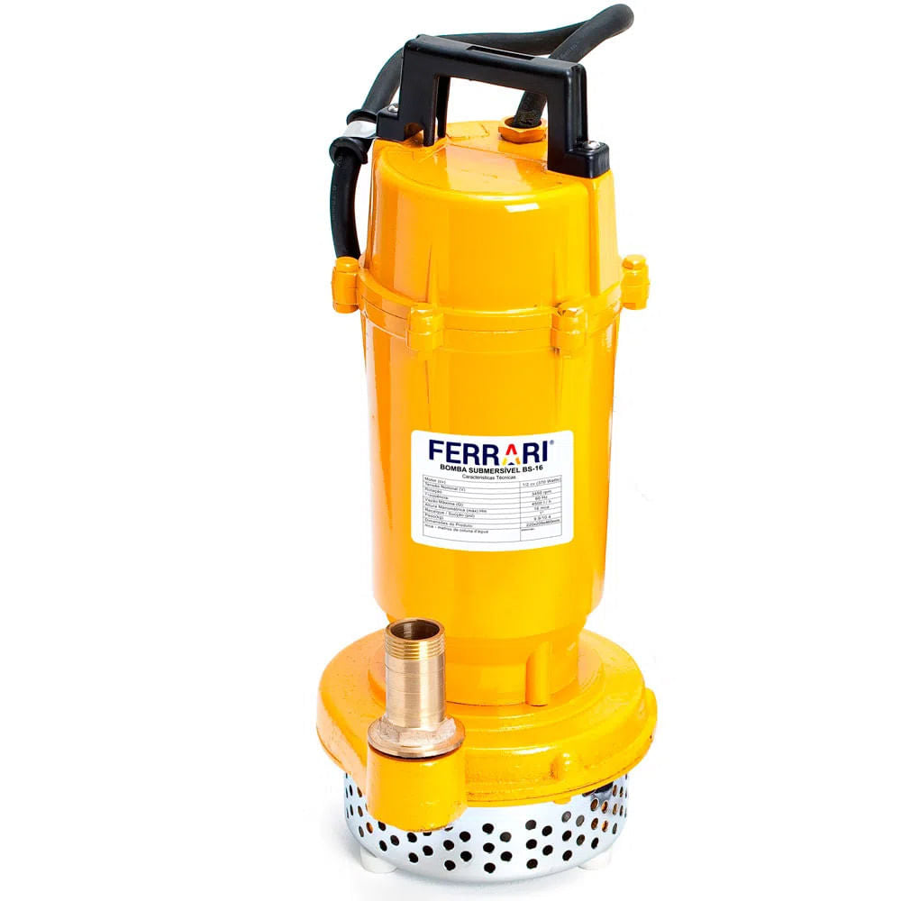 Bomba D'água Submersível 0,50CV Caracol