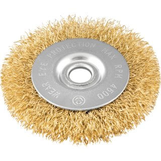 Escova Latão Circular Ondulada 04x1/2x1/2 Vonder