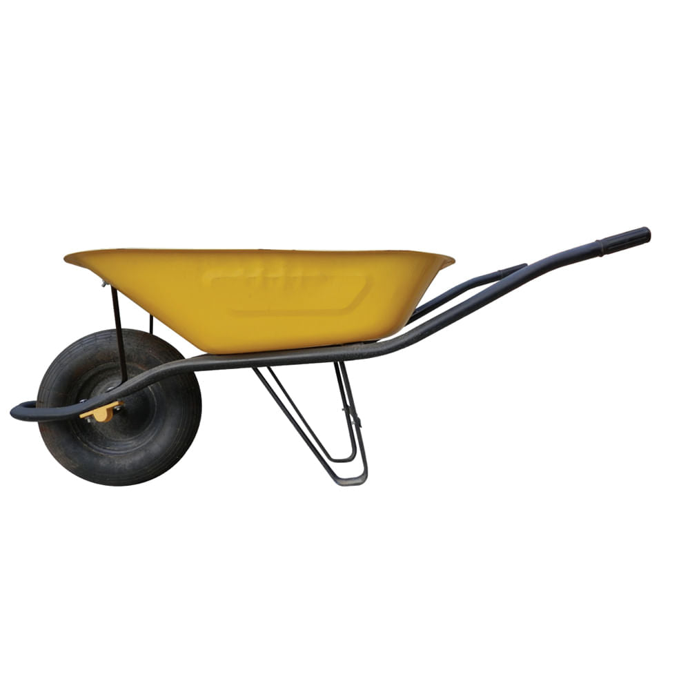 Carrinho De Mão Fluxx 65L Caçamba Metal Pneu Câmara