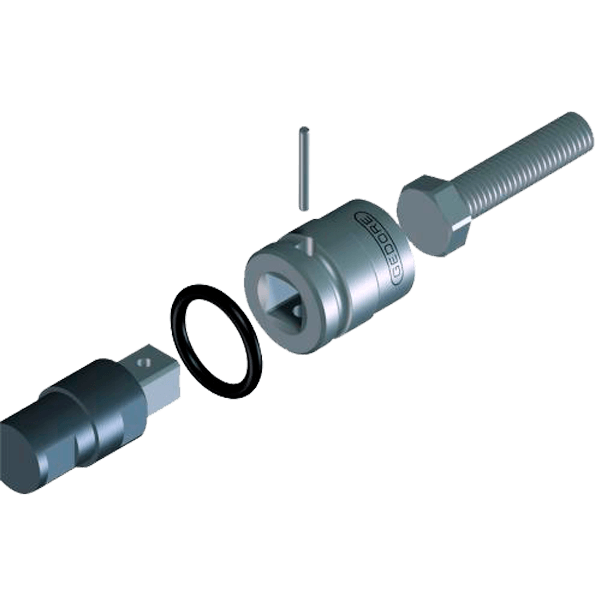 Soquete Sextavado de Impacto K19-1/2" Gedore