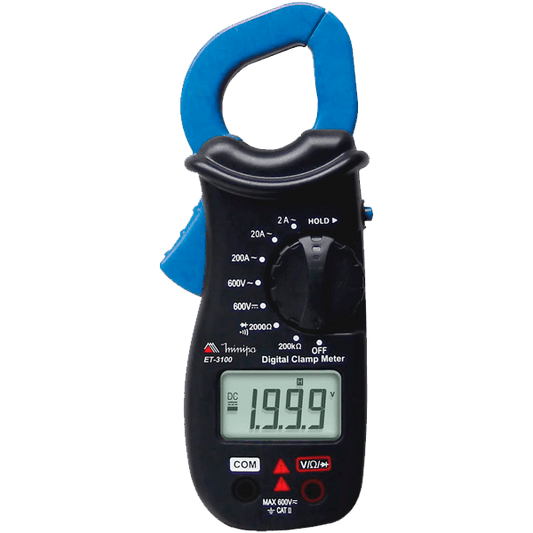Alicate Amperimetro Digital Cat-Ii Et-3100 Minipa