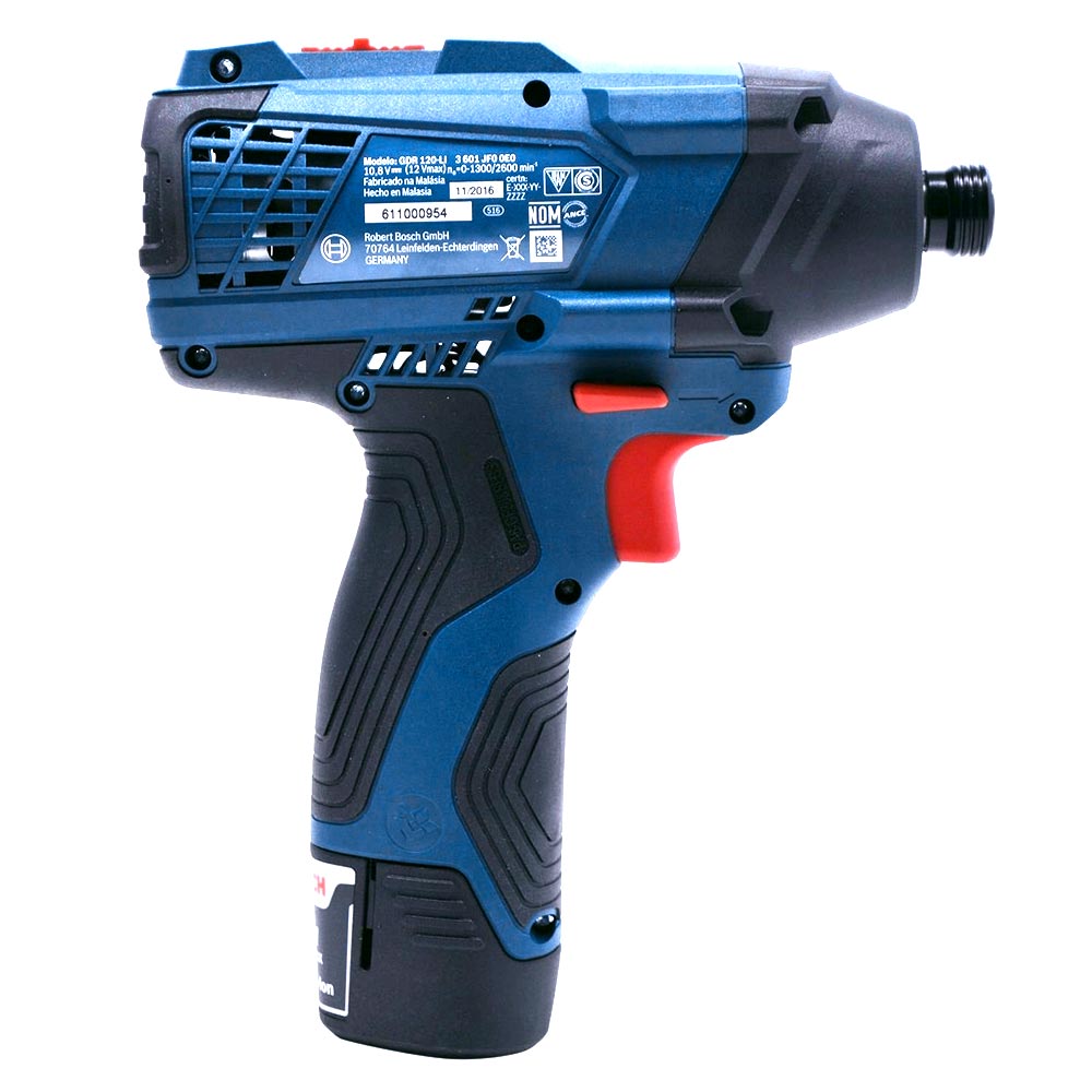 Chave de Impacto Bosch Bateria GDR 120-LI 12V 2Baterias+Carregador
