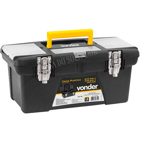 Caixa para Ferramenta Plastica 1 Bandeja Cpv0160 Vonder